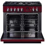 Piano de cuisson gaz FALCON PROFESSIONAL + FXP 90 DF ROUGE AIRELLE