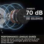 Lave linge hublot HAIER HW100-B14367GUFR - 10 kg - 1400 tr/min - Classe A - Moteur induction direct drive - Connecté wifi