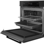 Four micro onde combiné SMEG SO6202M2B - Combiné micro-ondes - Hydrolyse - Porte froide - Rails télescopiques
