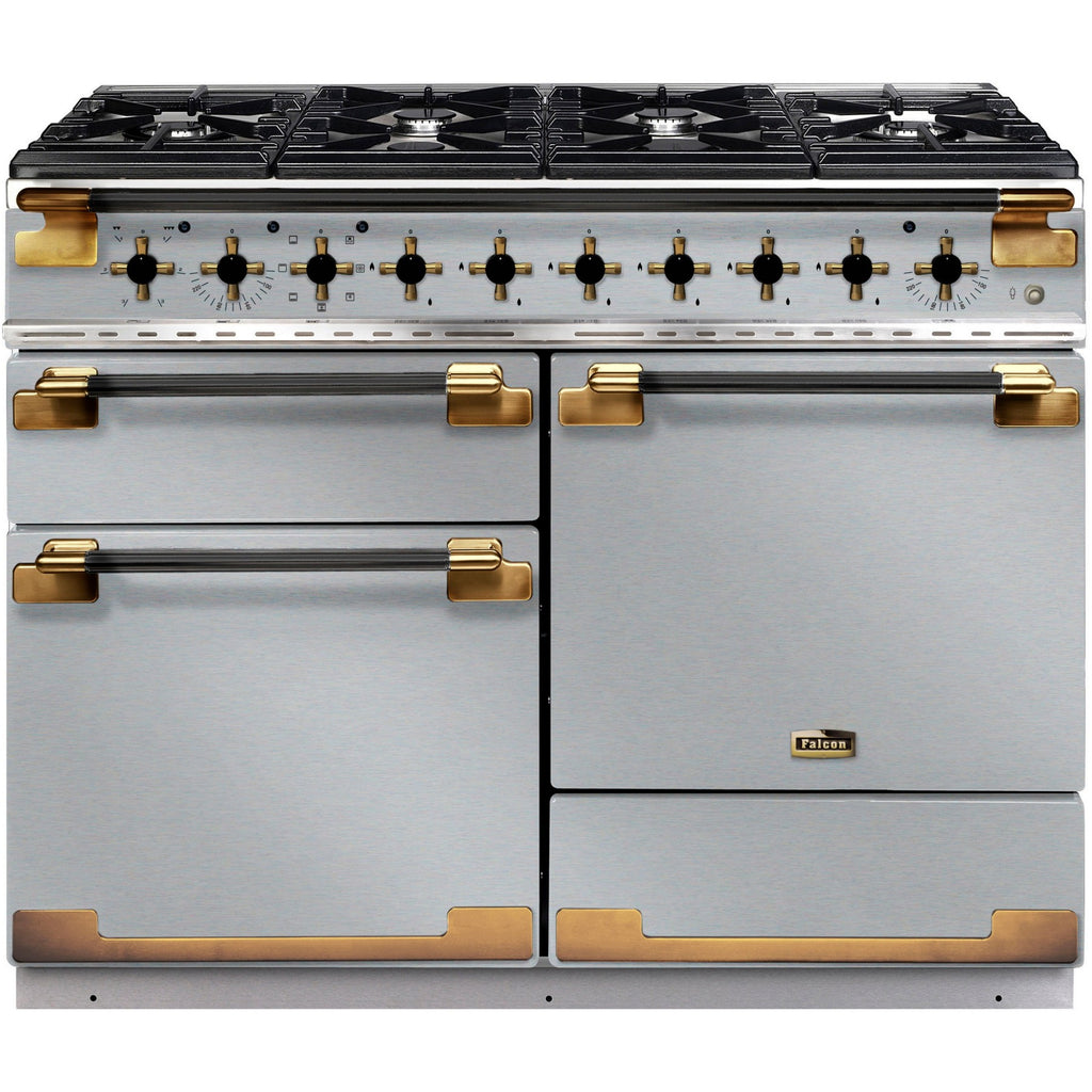 Piano de cuisson gaz FALCON ELISE LUXE TAB GAZ 110 CMINOX et NOIR LA