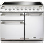 Piano de cuisson induction FALCON ELISE 100 BLANC NICKEL BROSSÉ