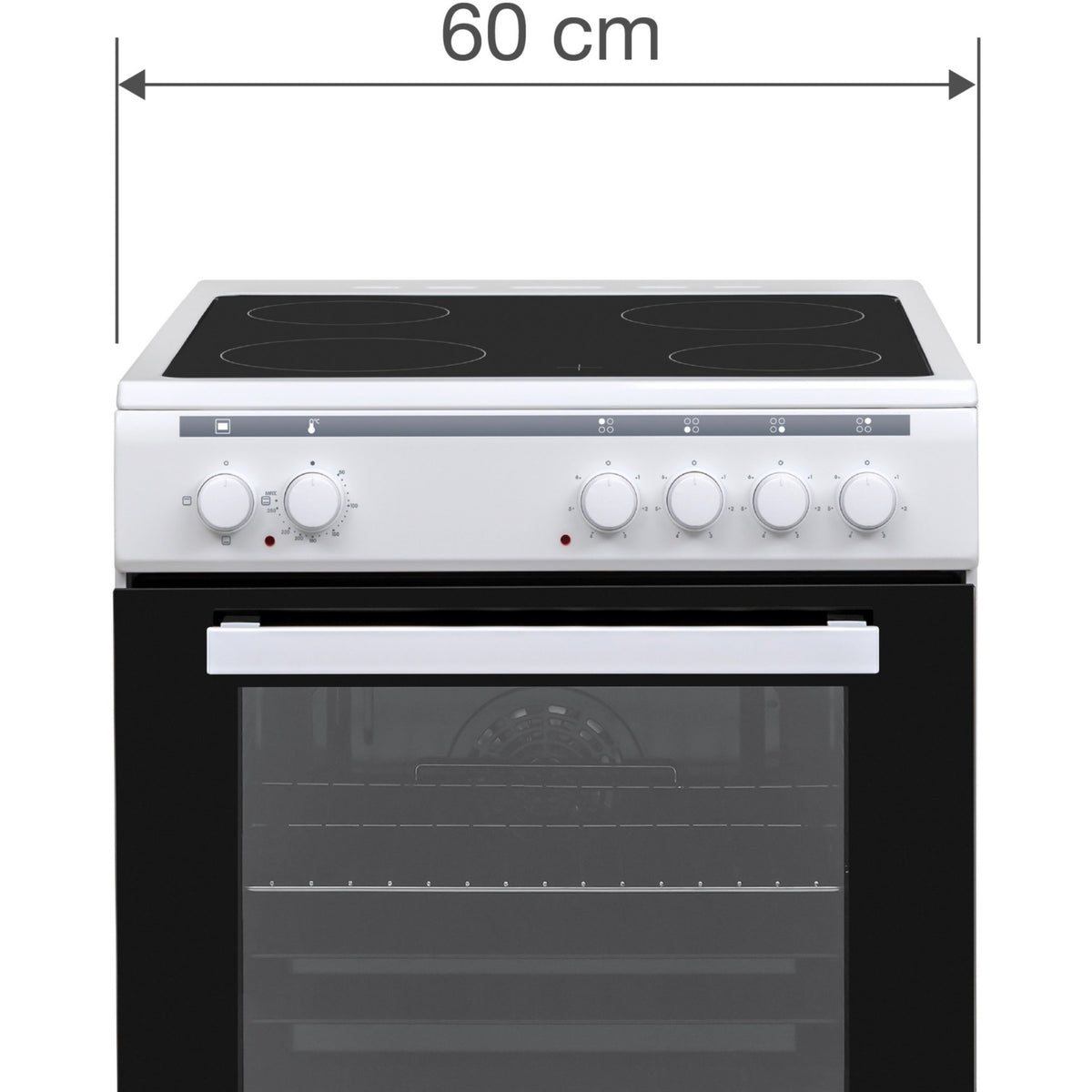 Cuisinière vitrocéramique ESSENTIELB ECVC6060b7