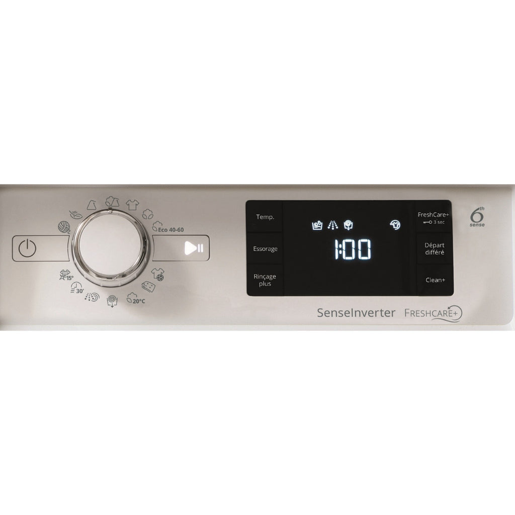 Lave linge hublot encastrable WHIRLPOOL BIWMWG9146FR - 9 kg - 1400 tr/min - Classe A - Moteur induction