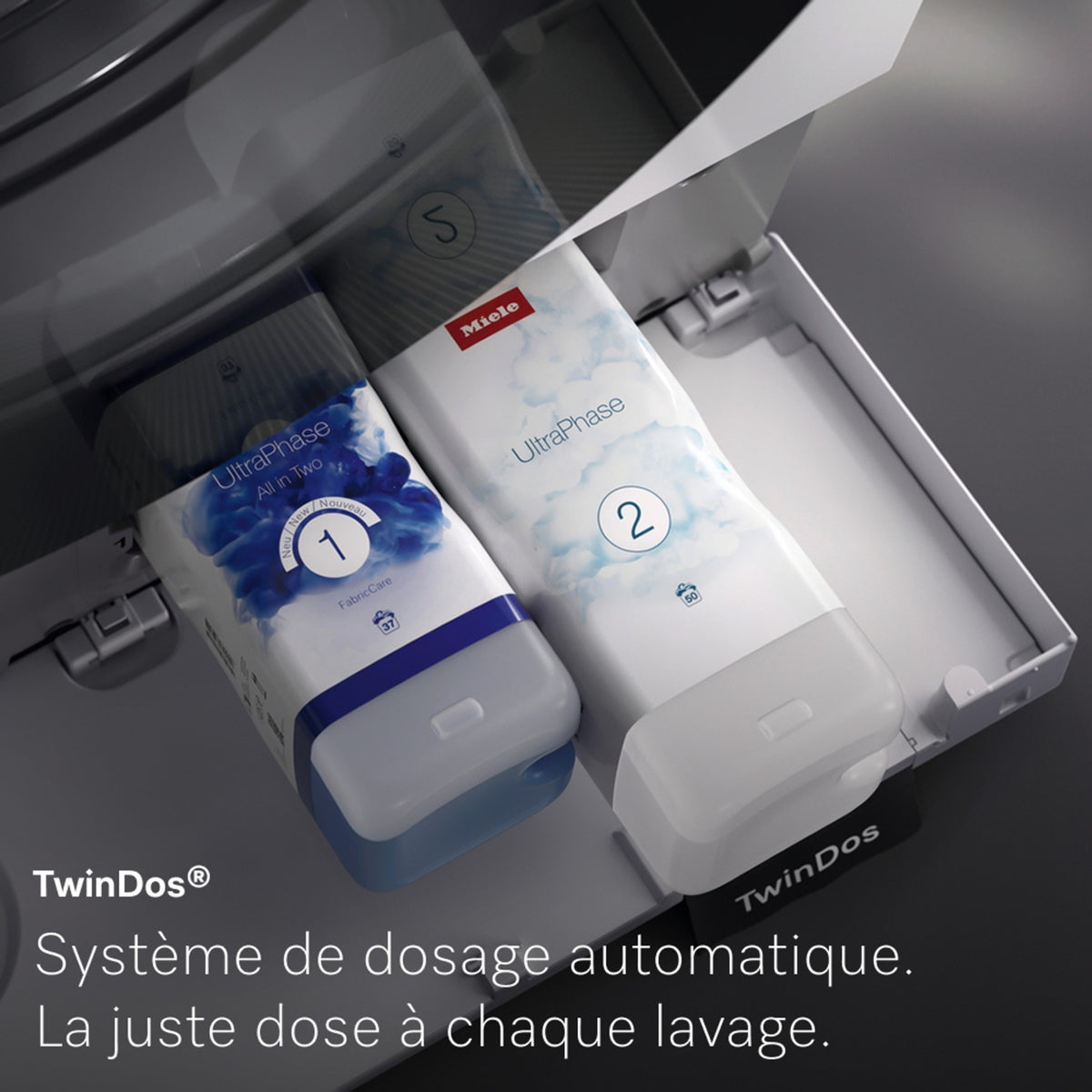 Lave linge hublot MIELE WSG 883 - 9 kg - 1400 tr/min - Classe A - Moteur induction - Autodose - Connecté wifi