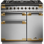 Piano de cuisson gaz FALCON ELISE LUXE TAB GAZ 90 CMINOX et NOIR L