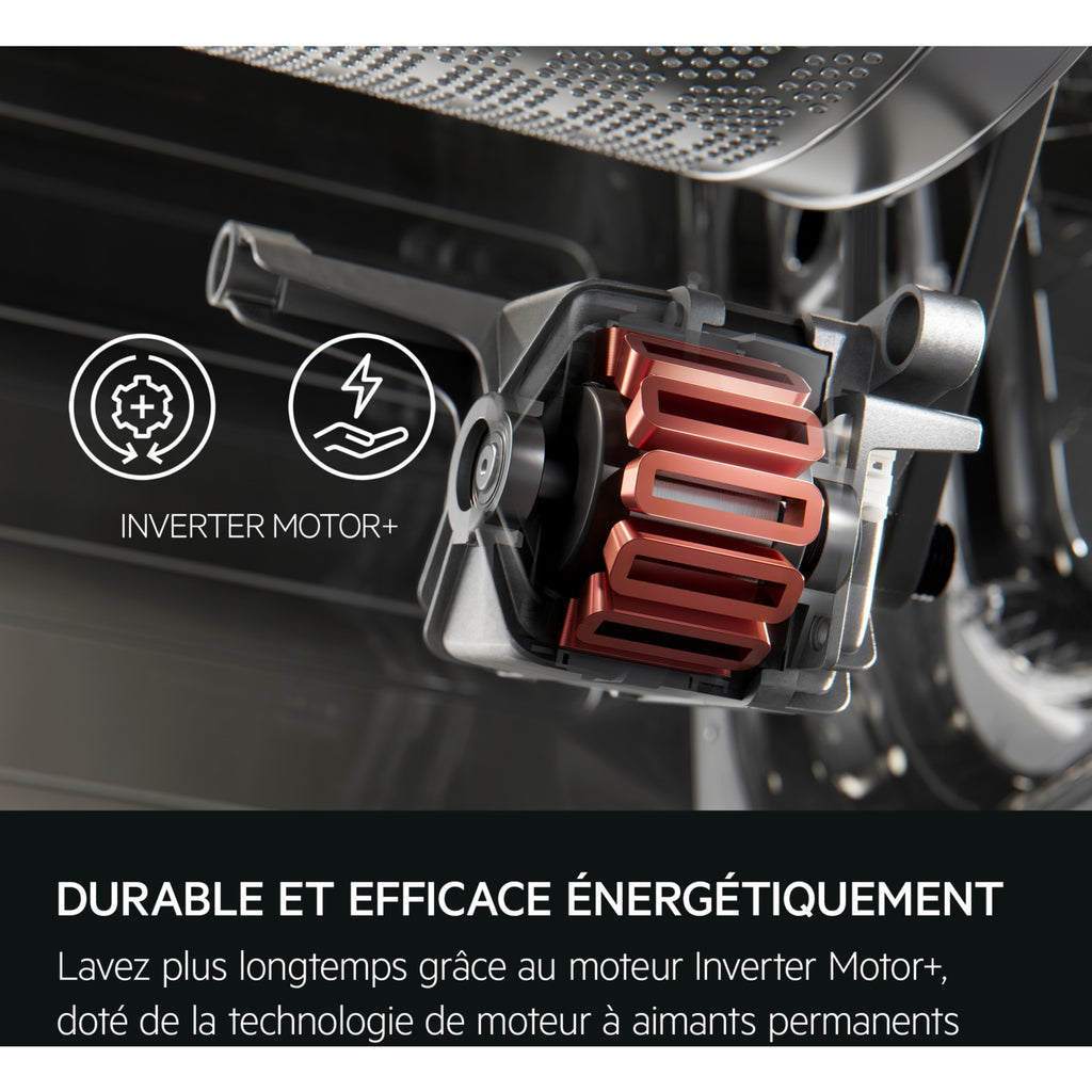 Lave linge hublot AEG LFE6ED844B - 8 kg - 1400 tr/min - Classe A - Moteur induction