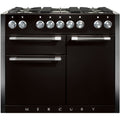 Piano de cuisson gaz FALCON Semi Pro MERCURY 110 NOIR BRILLANT INOX