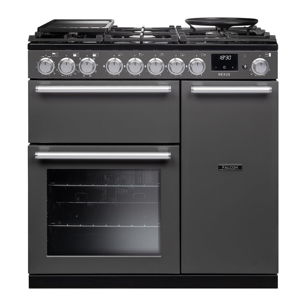 Piano de cuisson gaz FALCON NEXUS NGC TAB GAZ 90 CM ARDOISE CHROME