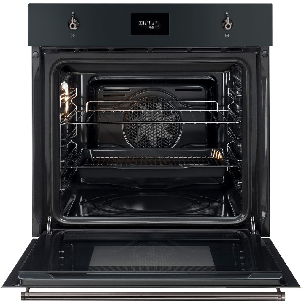 Four encastrable SMEG SFP6301TVN - Pyrolyse - Chaleur pulsée - Porte froide - Rails télescopiques