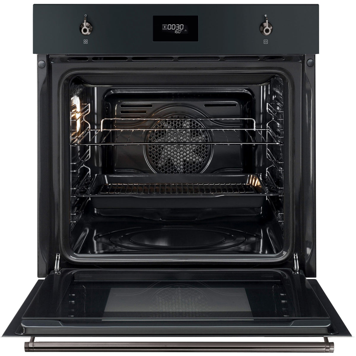 Four encastrable SMEG SFP6301TVN - Pyrolyse - Chaleur pulsée - Porte froide - Rails télescopiques
