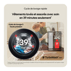 Lave linge séchant hublot LG F164HP2WST - 11/6 kg - 1400 tr/min - Classe A - Moteur direct drive - Connecté