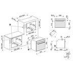 Four encastrable SMEG SFP6201TS - Pyrolyse - Chaleur tournante - Porte froide