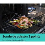 Four encastrable SIEMENS HB778G3B1 - Pyrolyse - Hydrolyse - Chaleur pulsée - IQ700 - Air Fry - Assistant Culinaire IA
