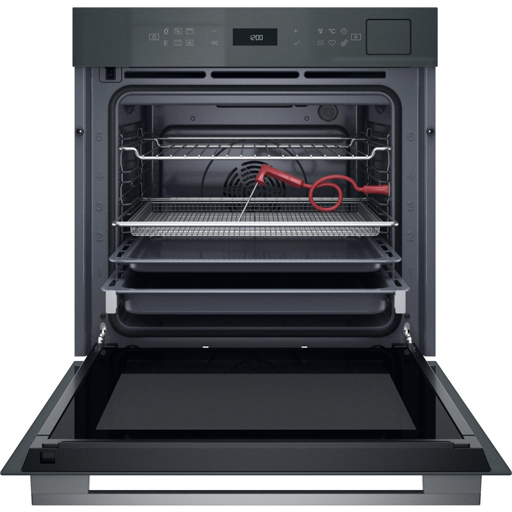 Four encastrable fonction vapeur WHIRLPOOL WOI7A8FPT1SSGAF - Pyrolyse - Chaleur tournante - Combiné vapeur - Porte froide