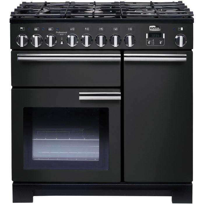 Piano de cuisson gaz FALCON PROFESSIONAL DELUXE 90 CHARBON Mat