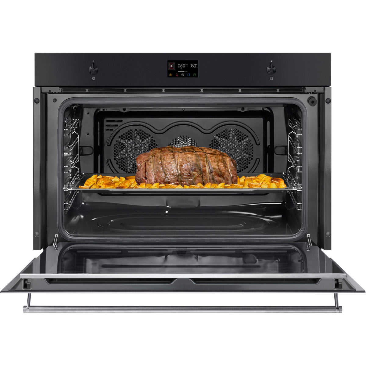 Four encastrable SMEG SFP9302TN - Pyrolyse - Chaleur pulsée - Porte froide - Rails télescopiques