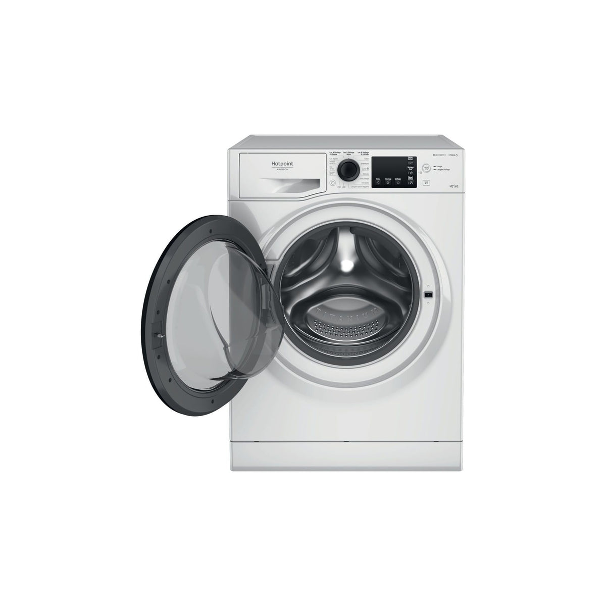 Lave linge séchant hublot HOTPOINT NDB964489WKAFR