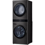 Lave linge séchant hublot LG F761TOWERB2 - 17/16 kg - 1100 tr/min - Classe E - Moteur direct drive - Connecté