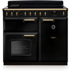 Piano de cuisson induction FALCON NGC TAB IND 100 CM NOIR LAITON ANTIQUE