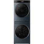 Lave linge séchant hublot HAIER CLC108-GNU1-S - 10/8 kg - 1400 tr/min - Classe A - Moteur direct drive - Connecté - Noir