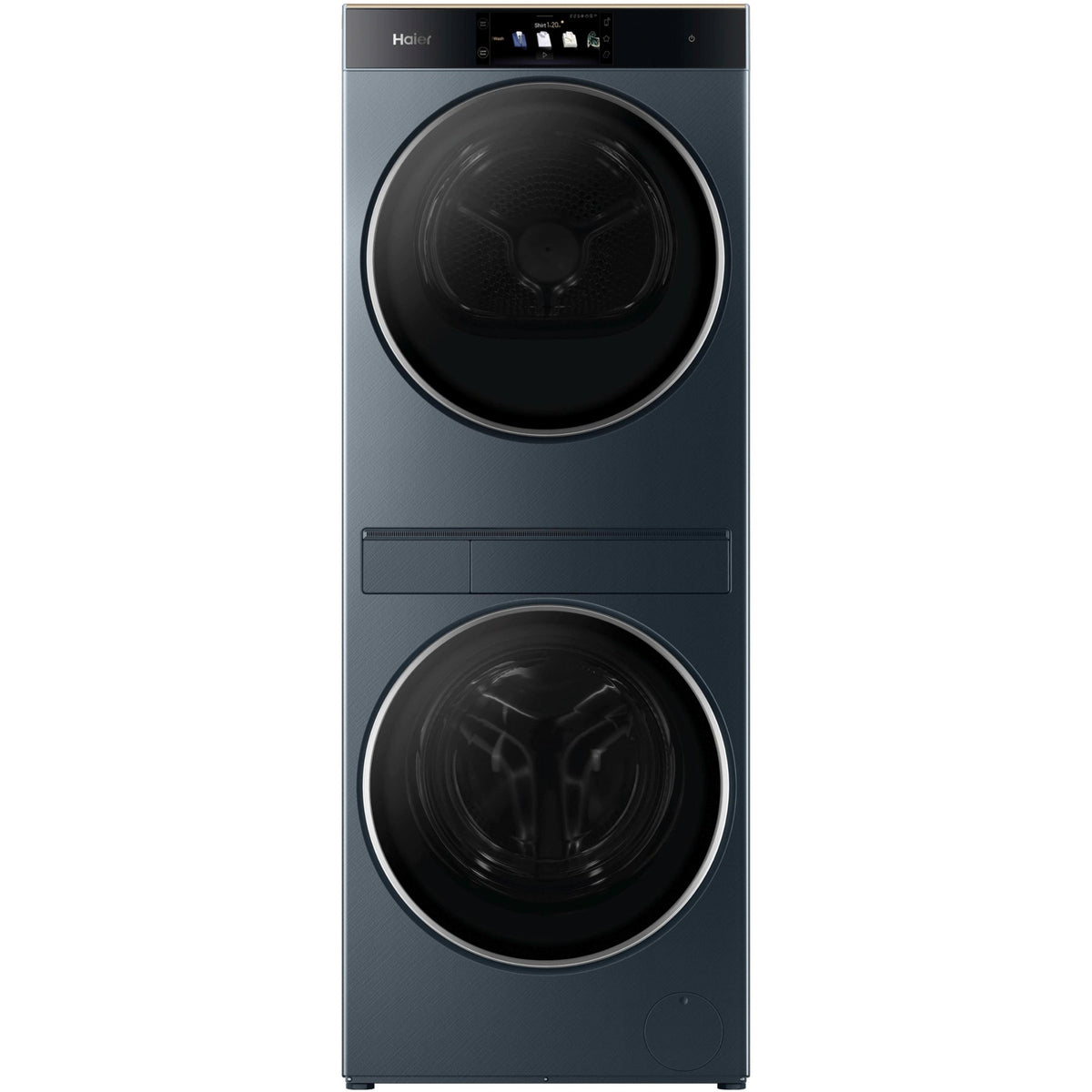 Lave linge séchant hublot HAIER CLC108-GNU1-S - 10/8 kg - 1400 tr/min - Classe A - Moteur direct drive - Connecté - Noir