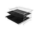 Four encastrable HISENSE BI64223EPBG - Pyrolyse - Chaleur pulsée - Rails télescopiques - Mode Pizza 300°C - Air Fry