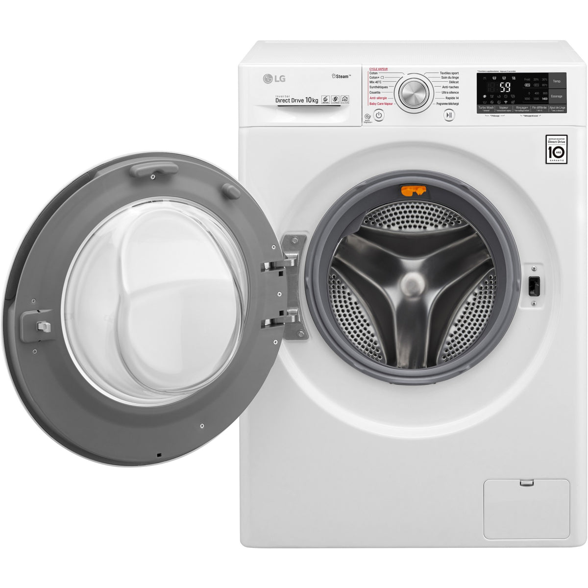 Lave linge hublot LG F14J82WHST Reconditionné