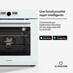Four encastrable KLARSTEIN Illuminosa Smart CEE A+ 73L Blanc