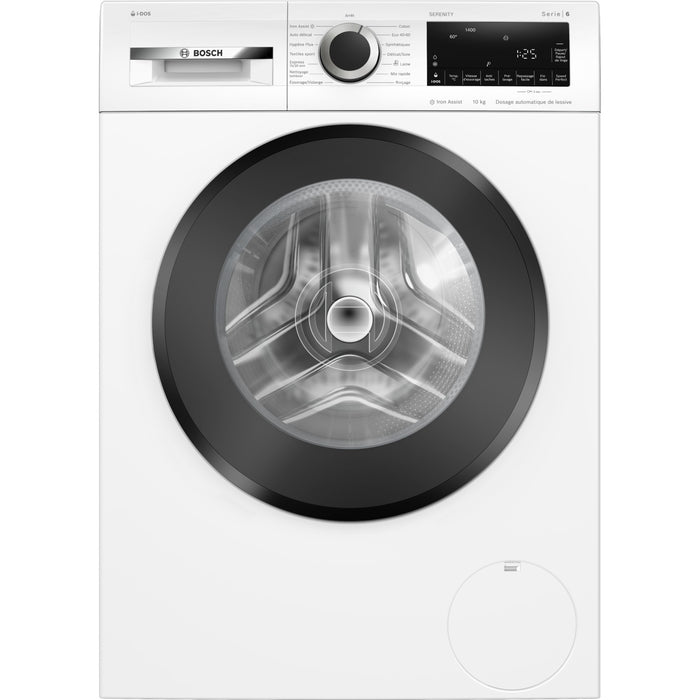 Lave linge hublot BOSCH WGG254FQFR - 10 kg - 1400 tr/min - Classe A - Moteur induction - Dosage automatique