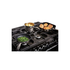 Piano de cuisson gaz FALCON KITCHENER 90 MIXTE NOIR CHROME