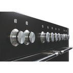 Piano de cuisson gaz FALCON Semi Pro MERCURY 110 NOIR BRILLANT INOX