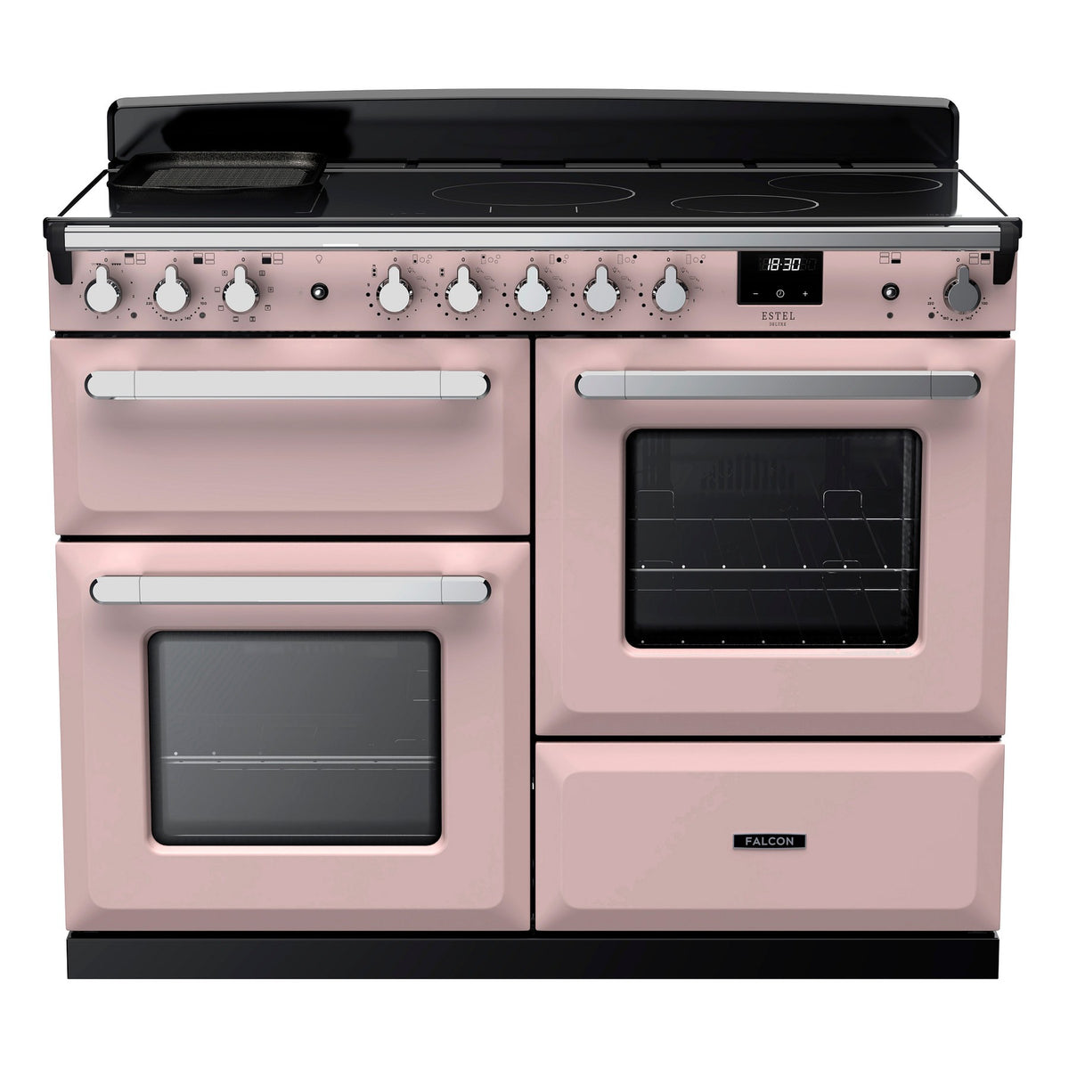 Piano de cuisson induction FALCON ESTEL DELUXE OCTAB IND 110 CM ROSE PASTE