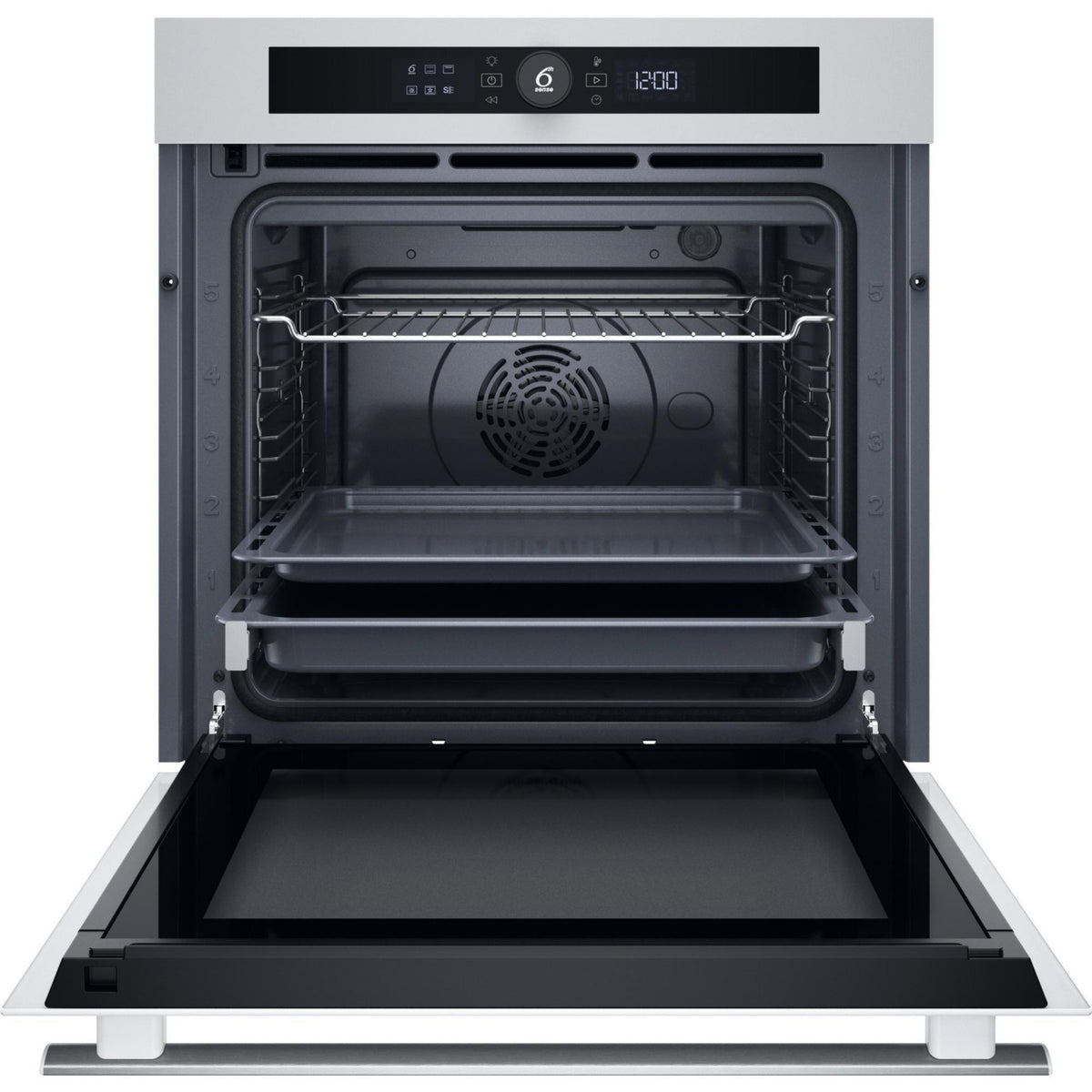 Four encastrable WHIRLPOOL WOI4S8PM1SWAF - Pyrolyse - Chaleur pulsée - Porte froide - Rails télescopiques