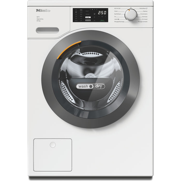 Lave linge séchant hublot MIELE WTD 160 WCS - 8/5 kg - 1500 tr/min - Classe D - Moteur induction
