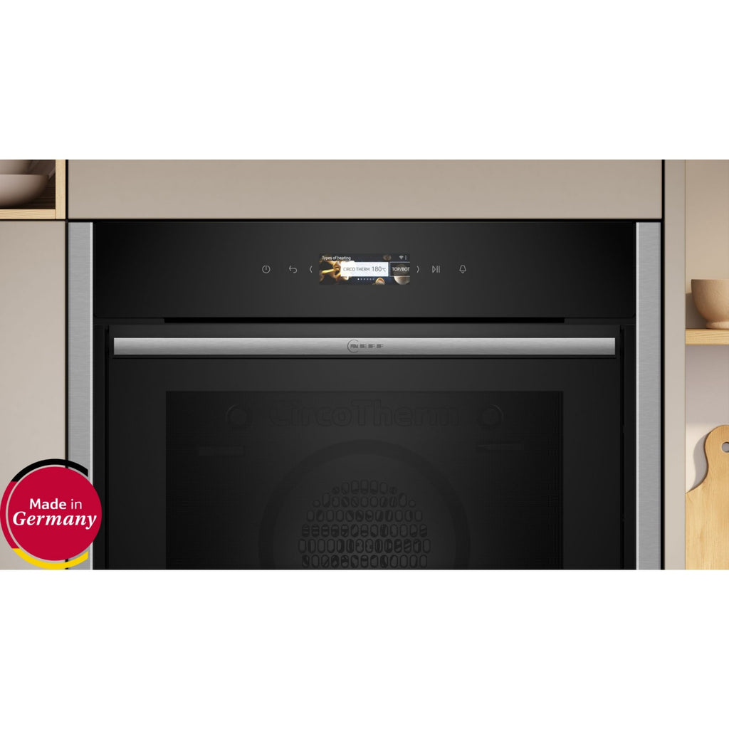 Four encastrable NEFF B54CR71N3 - Pyrolyse - Hydrolyse - Chaleur pulsée - Porte froide