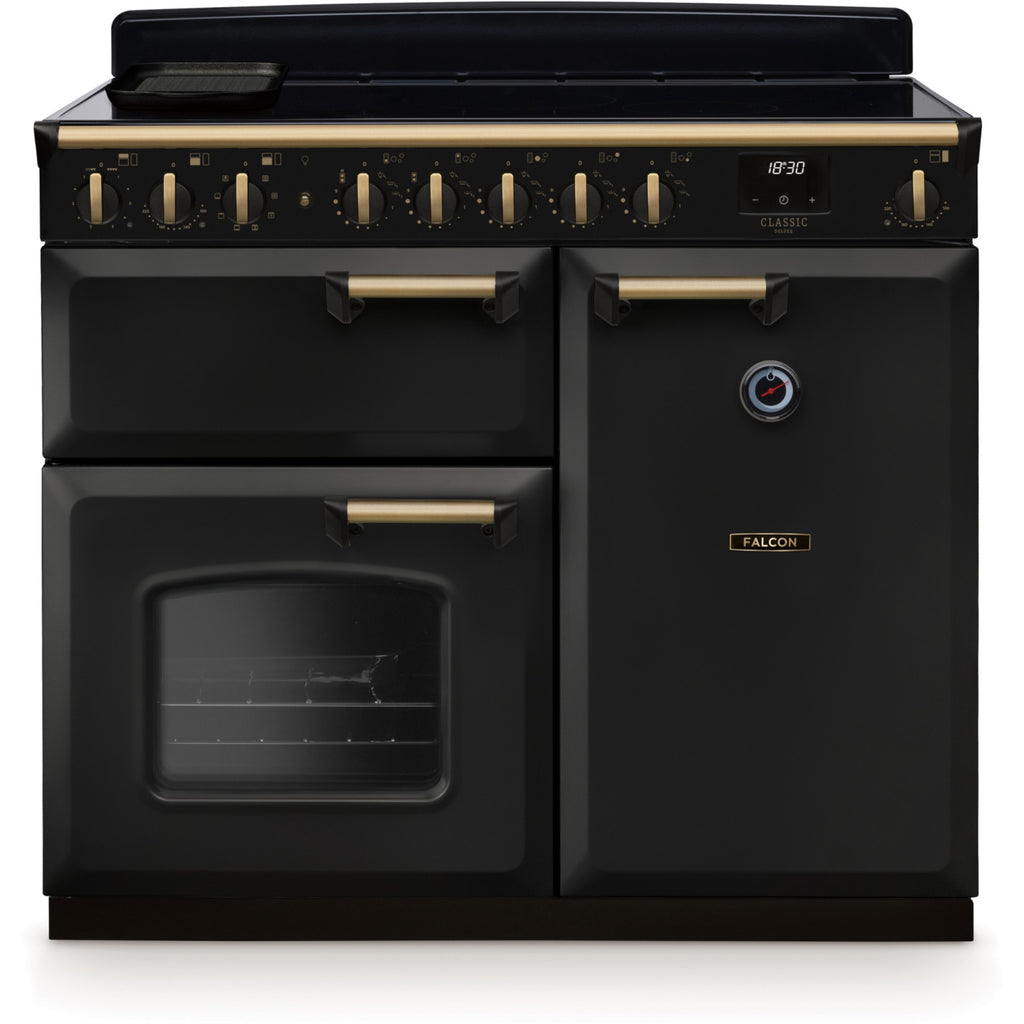 Piano de cuisson induction FALCON NGC TAB IND 100 CM CHARBON LAITON ANTIQU