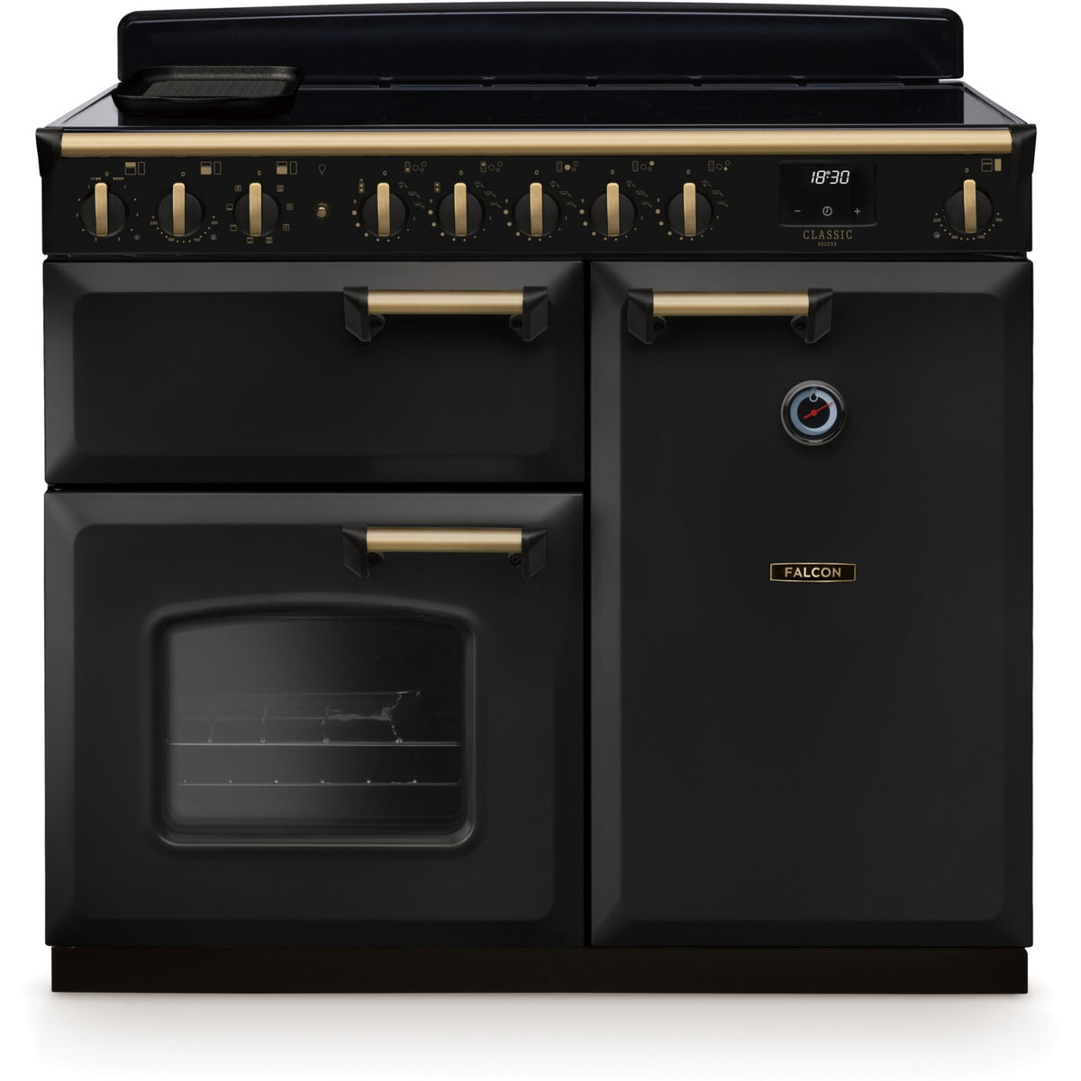 Piano de cuisson induction FALCON NGC TAB IND 100 CM CHARBON LAITON ANTIQU