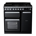 Piano de cuisson gaz FALCON ESTEL DELUXE TAB GAZ 90 CM NOIR BRILLANT