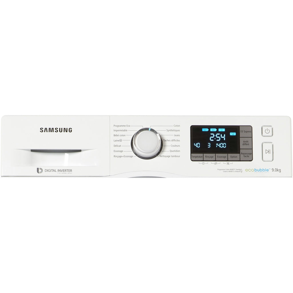 Lave linge hublot SAMSUNG ECO BUBBLE WF90F5EBU4W Reconditionné