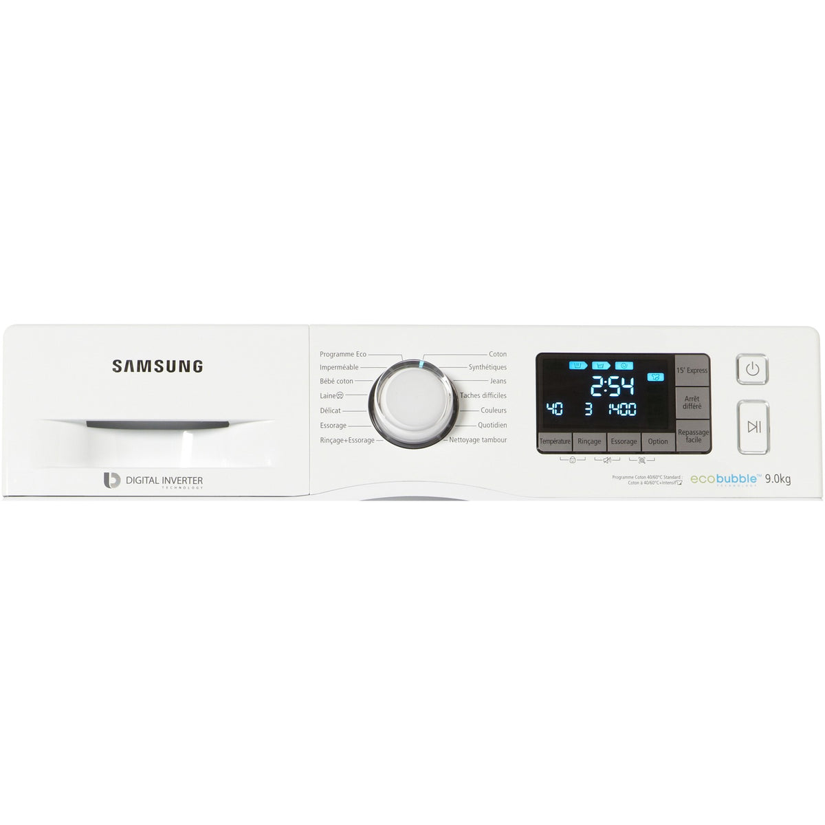 Lave linge hublot SAMSUNG ECO BUBBLE WF90F5EBU4W Reconditionné