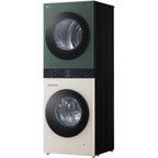 Lave linge séchant hublot LG F214WT8GRBE - 12/10 kg - 1400 tr/min - Moteur direct drive - TurboWash - Vapeur - Connecté