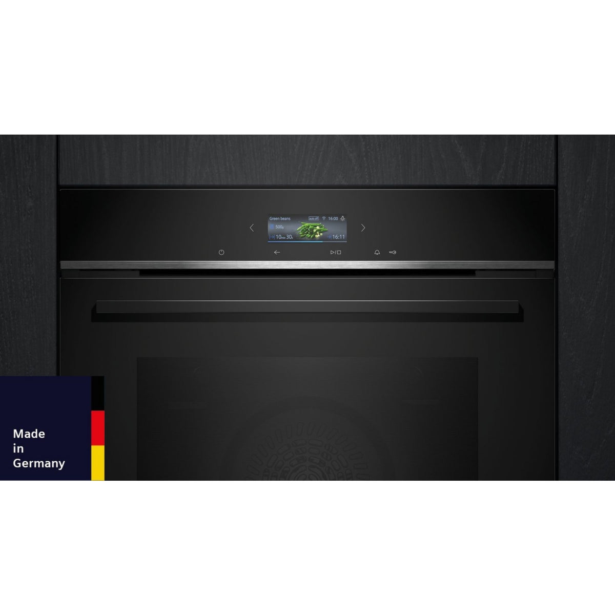 Four encastrable SIEMENS HB772G2B1S - Pyrolyse - Chaleur pulsée - Porte froide - Écran tactile - iQ700 - Sonde de Cuisson