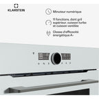 Four encastrable KLARSTEIN Illuminosa Smart CEE A+ 73L Blanc
