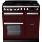 Piano de cuisson gaz FALCON ESTEL DELUXE TAB GAZ 90 CM BORDEAUX CHR