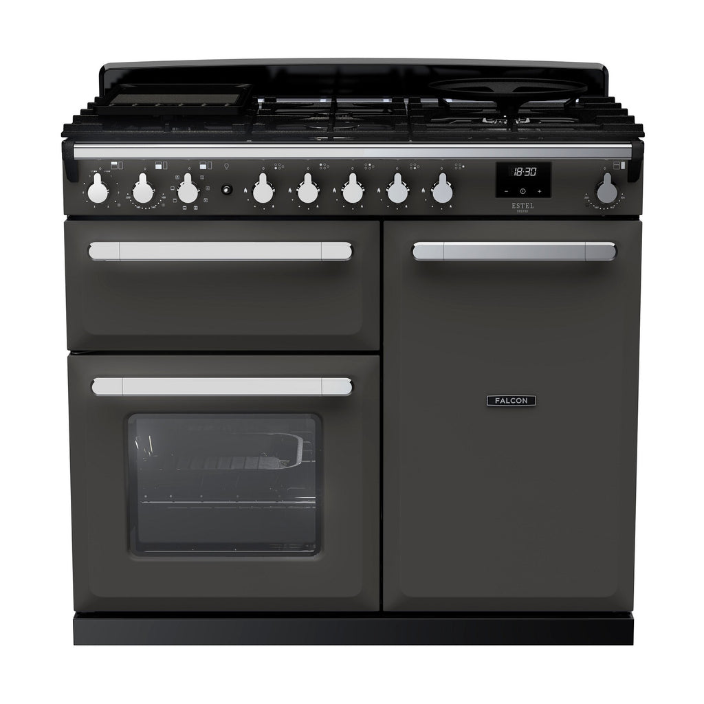 Piano de cuisson gaz FALCON ESTEL DELUXE TAB GAZ 100 CM ARDOISE CHRO