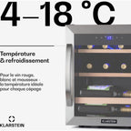 Cave à vin de service KLARSTEIN Vinamour 12 Uno 12 bouteilles 46L