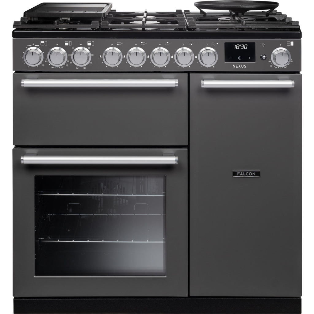 Piano de cuisson gaz FALCON NEXUS NGC TAB GAZ 90 CM ARDOISE CHROME