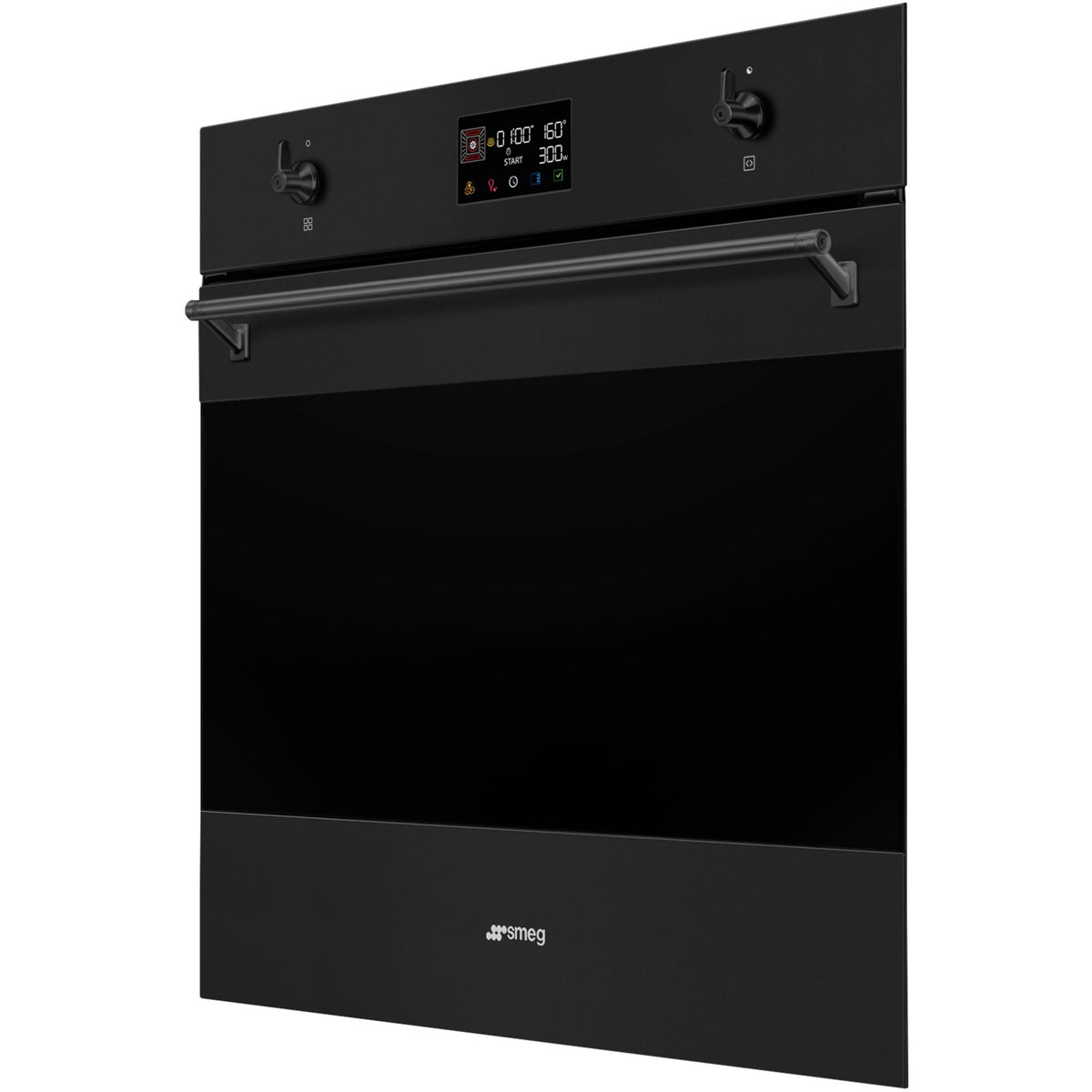 Four micro onde combiné SMEG SO6302M2N - Hydrolyse - Porte froide - Rails télescopiques