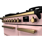 Piano de cuisson gaz FALCON ESTEL DELUXE TAB GAZ 90 CM ROSE PASTEL L