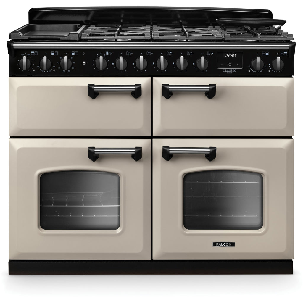 Piano de cuisson mixte FALCON NGC TAB MIX 110 CM CREME PASTEL CHROME